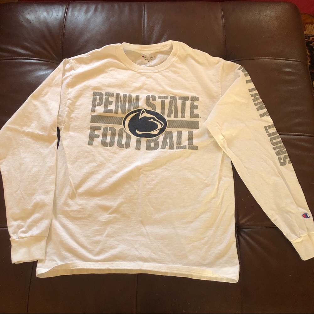 Penn State long sleeve T white Champion brand